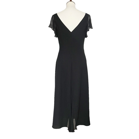 Jones New York Chiffon‎ Beaded Sparkle in Black - Picture 5 of 12